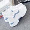 White Candy Daddy Shoes Women Sweet 2024 Autumn New Casual Thick Sole Fashion Lady Sneakers