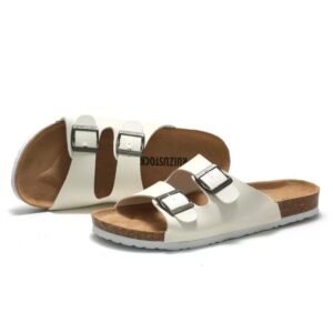 Factory Direct Sell Open Toe Soft Cork Sole Korea Style Beach Adjust Double Strap Summer Men's Casual Slippers