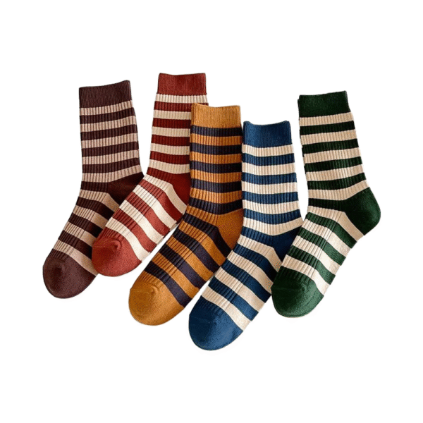 Autumn Knitted Casual Regular Style Anti-Bacterial Cotton Solid Cute Cycling Crew Socks with Body Logo for Women