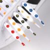 High Quality 8mm Daisy Print Flat Shoelaces Creative Colorful Polyester    ramdom colour