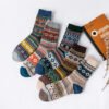 Winter Warm Thermal Thick Retro Merino Wool Socks Wholesale