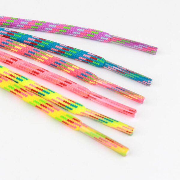 Manufacturer Custom 4MM 5MM Round Polyester Sport Shoelaces
