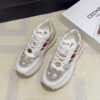 2025 Women's Retro Fashion Sneakers Round Toe Platform Printed Upper Board Shoes