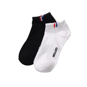 Cotton Boat Socks Summer Thin Black White Sports Low Top Breathable Invisible Ankle Socks
